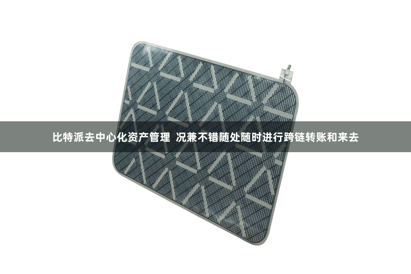 比特派去中心化资产管理  况兼不错随处随时进行跨链转账和来去