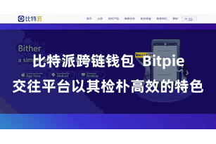 比特派跨链钱包  Bitpie交往平台以其检朴高效的特色