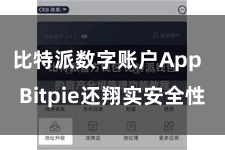 比特派数字账户App  Bitpie还翔实安全性